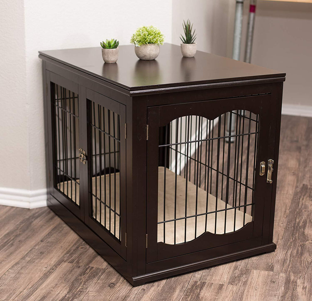Internet's Best &amp; Wire Dog Crate with Cushion