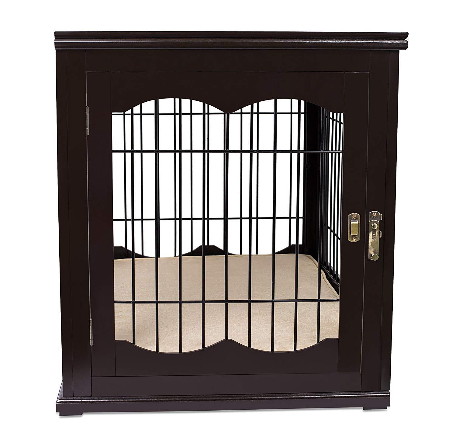 Internet's Best &amp; Wire Dog Crate with Cushion