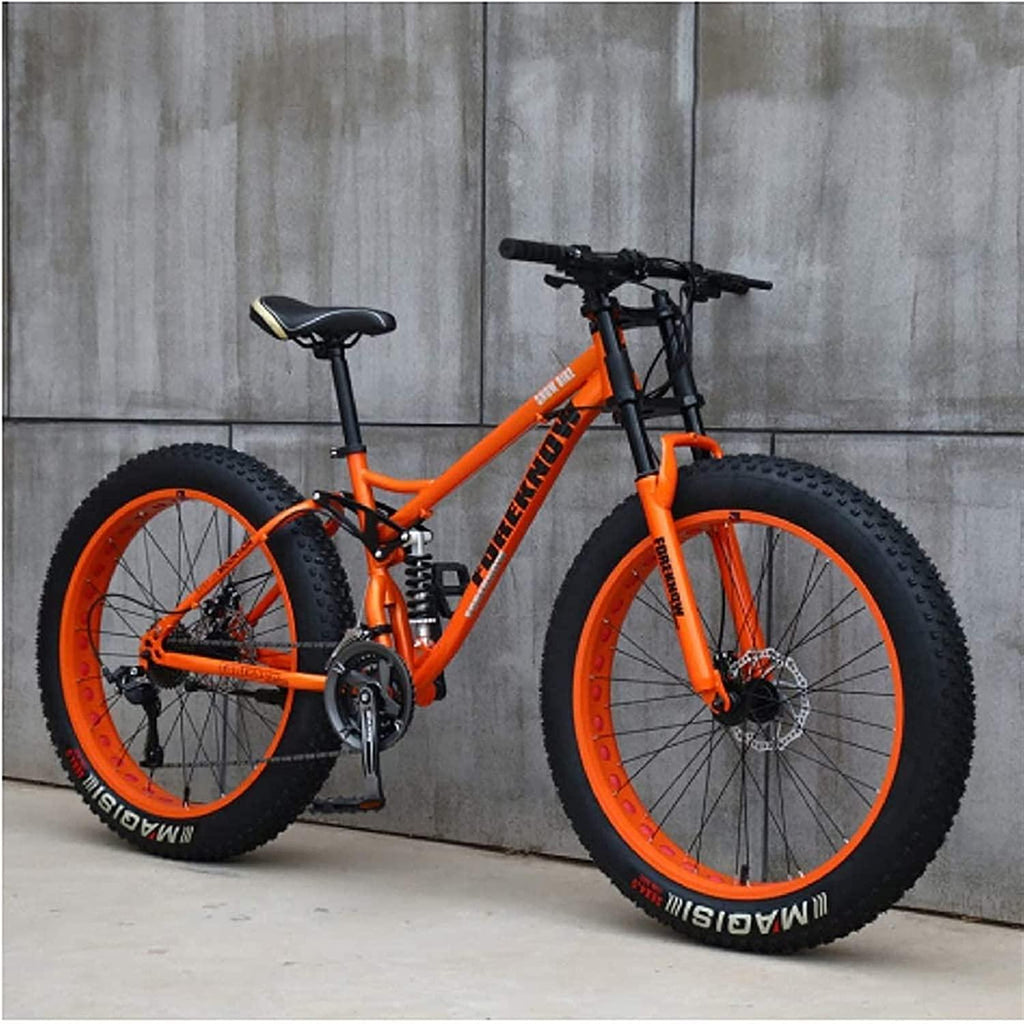 CHICAI Beach Snow Mobile FUT Bike Variable Speed Bicycle Full Suspension MTB Mountain Bike (Color : F, Size : 21-Speed)