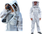 oz armour beekeeping suit ventilated air mesh with fencing &amp; round brim hat