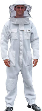 oz armour beekeeping suit ventilated air mesh with fencing &amp; round brim hat