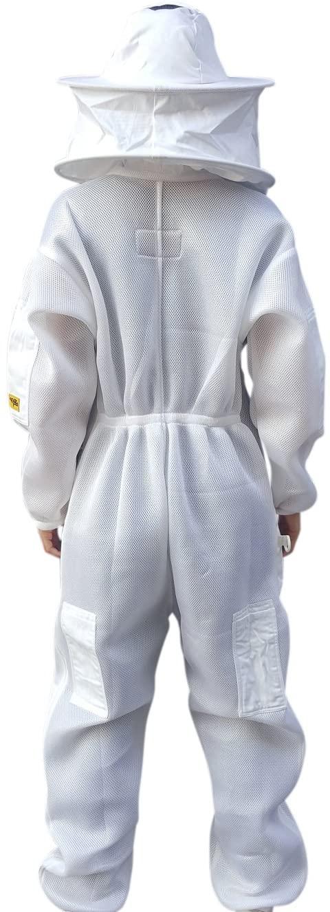 oz armour beekeeping suit ventilated air mesh with fencing &amp; round brim hat