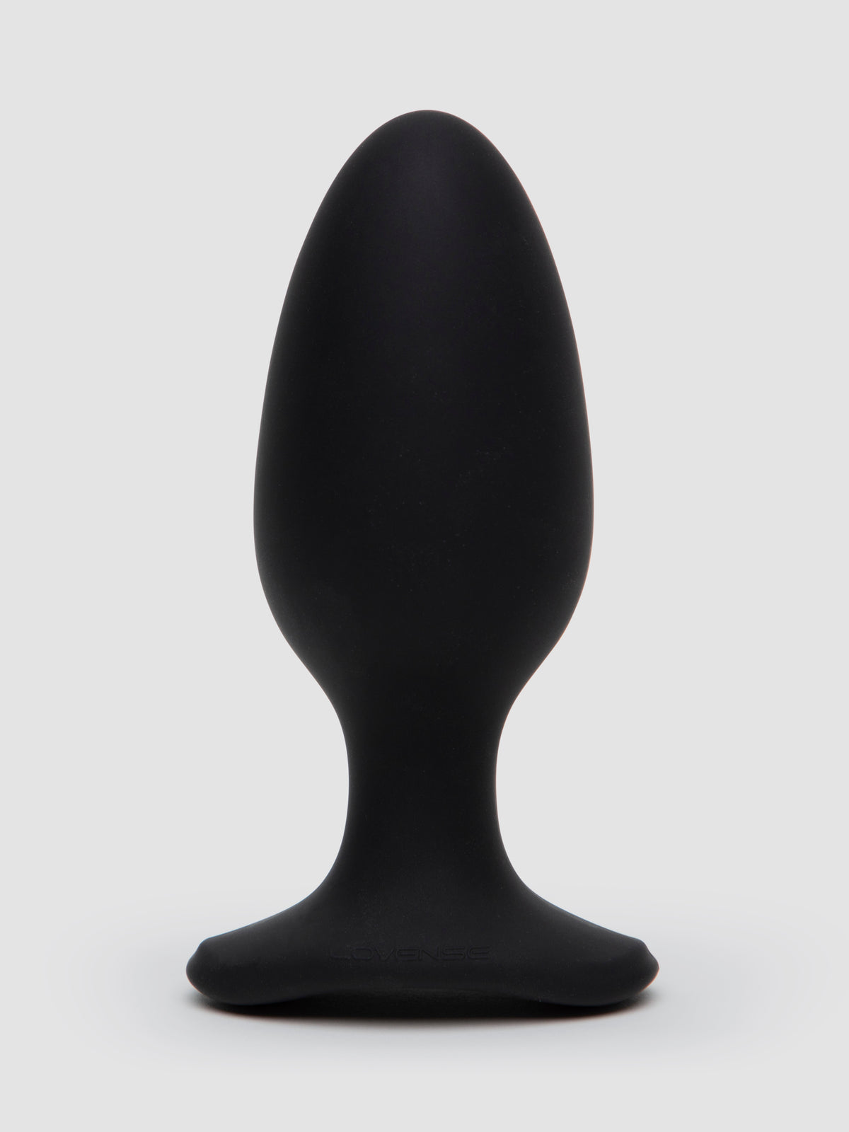 Lovense Hush 2 Large App Controlled Rechargeable Vibrating Butt Plug 5 Inch, Black