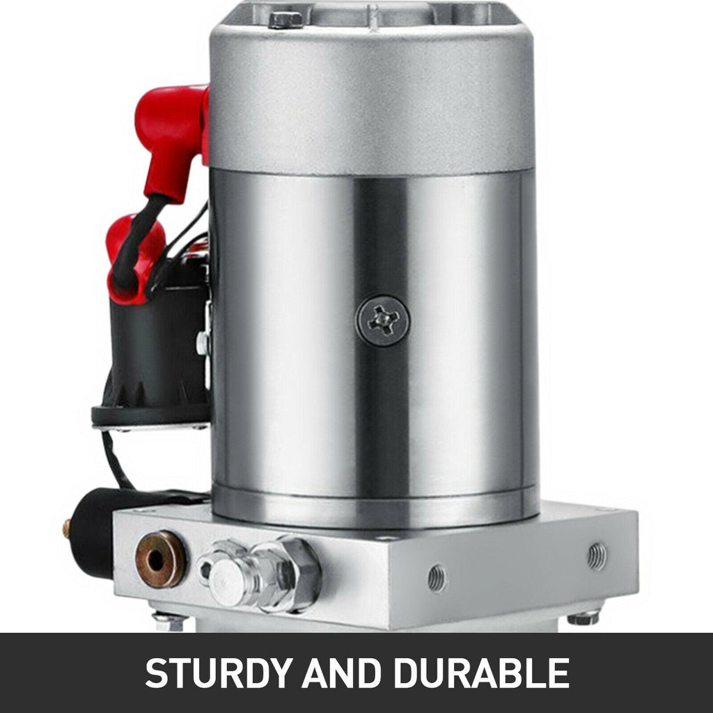 Single Acting Hydraulic Pump 12V 6 Quart for Wheelchair Boat 闁 Tailgate Lifts