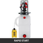 Single Acting Hydraulic Pump 12V 6 Quart for Wheelchair Boat 闁 Tailgate Lifts