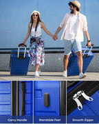 Luggage Sets, Hardside Lightweight Suitcase Set, Carry on and Checked Luggage with Spinner Wheels TSA Lock Anti-Scuff,Suitable for Travel/Business Travel/School(3-Piece Set(20/24/28), Navy Blue)