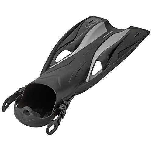 Phantom Aquatics Rapido Boutique Collection Clareza Three Window Tempered Glass Lens Mask Fin Snorkel Set with Snorkeling Gear Carry Bag, ABK - S