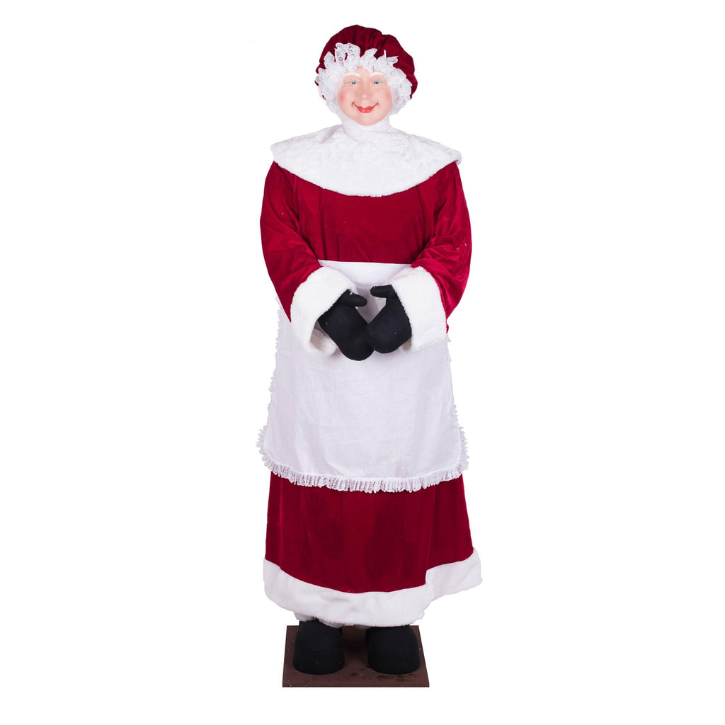 Vickerman 5' 8" Mrs Santa Standing or Sitting. Indoor use only