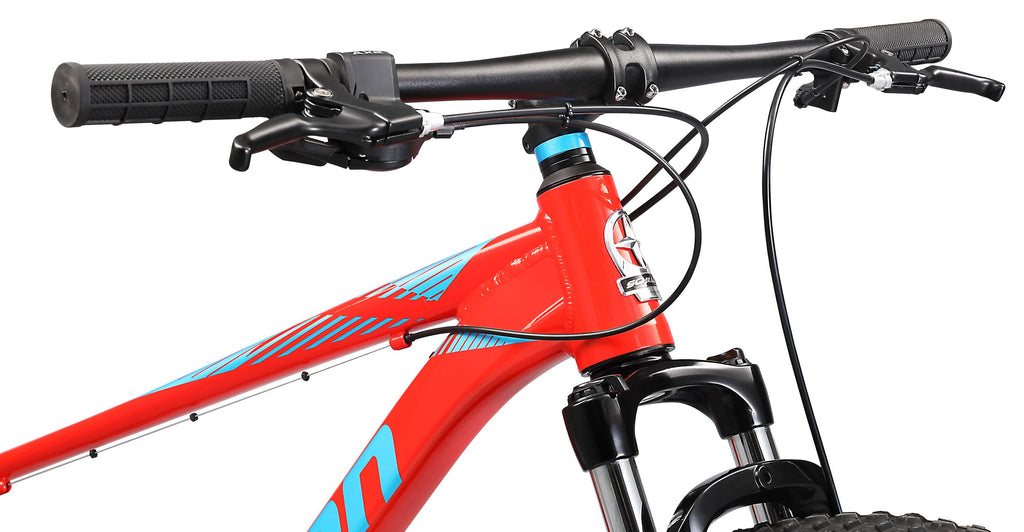 Schwinn Axum DP Mountain Bike with mechanical seat post, Lar19 inch mens style frame, red
