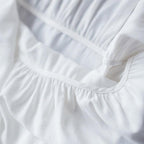 Spring New White Dress Cotton Casual Sleeveless Dress