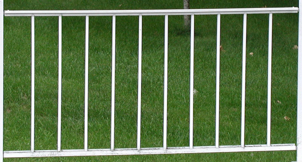 four ester williams carousel pool “fences” aluminum f6632greatfindgoodcondition!