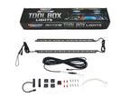 2pc White Truck Tool Box LED Lighting Kit for Work & Utility Trucks | Universal Fitment 12" Tubes Install Inside Lid & Shine Down on Tools, Includes Magnetic Power Switch for Automatic On/Off