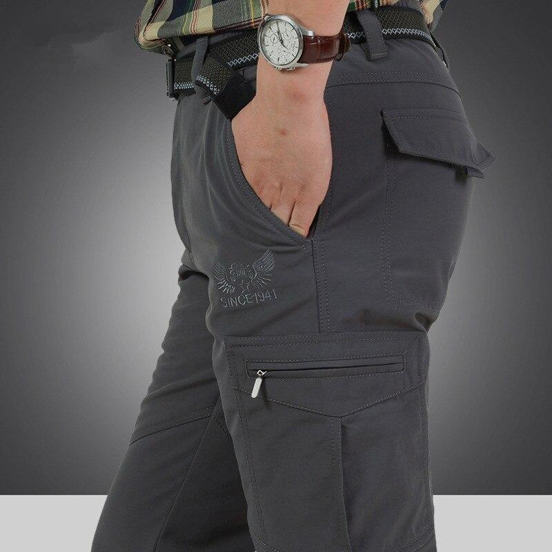 2021 Winter Cargo Pants With Fleece Jogger
