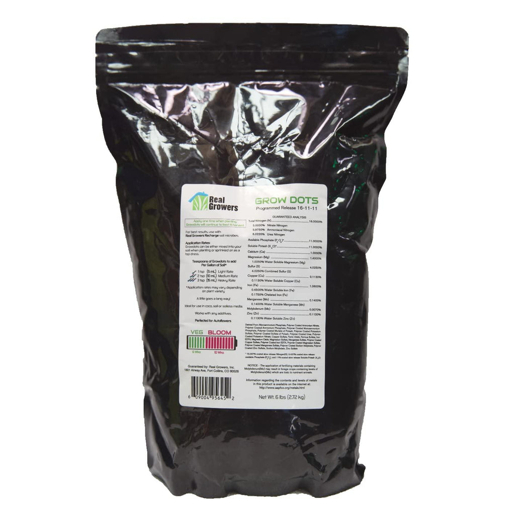 realgrowers grow dots single application plant food