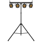 Chauvet DJ 4Bar Quad Complete Wash Lighting System with Hurricane 700 Fog Machine Package