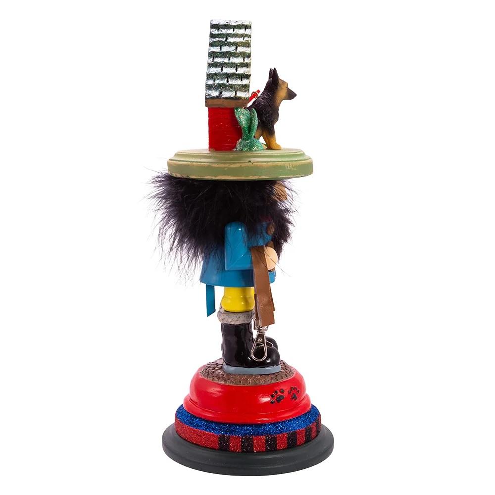 Kurt Adler HA0582GS 14 in. Hollywood German Shephard Dog House Hat Nutcracker