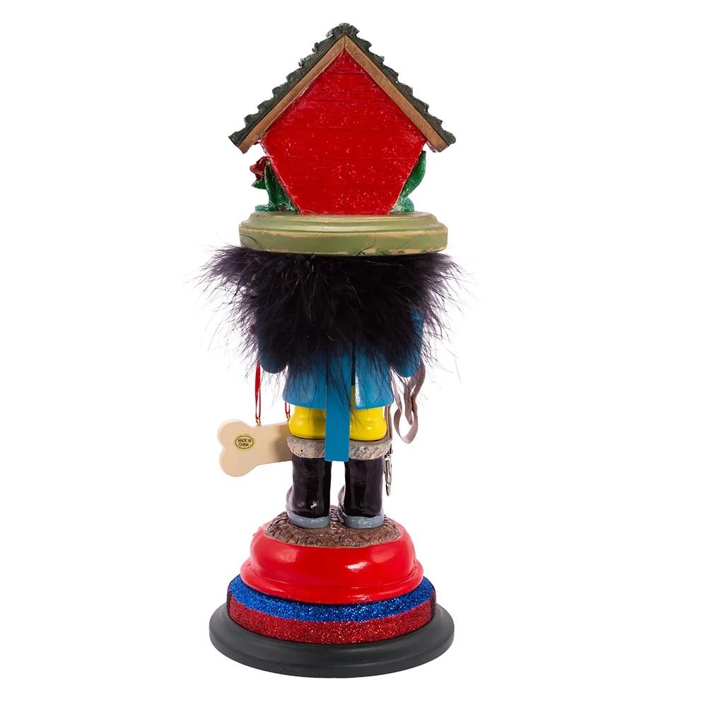 Kurt Adler HA0582GS 14 in. Hollywood German Shephard Dog House Hat Nutcracker