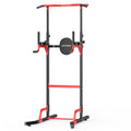 Murtisol Power Tower Pull-up and Workout Dip Station Strength Training 5 LEVEL Adjustable Height Back Muscles Triceps Chest Shoulder Home Gym