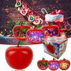 Christmas Halloween Projector Lights, 16 Unique projections Interesting for Christmas Decorations,Best Gift for Birthday Christmas for Family (Apple-a)