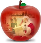 Christmas Halloween Projector Lights, 16 Unique projections Interesting for Christmas Decorations,Best Gift for Birthday Christmas for Family (Apple-a)