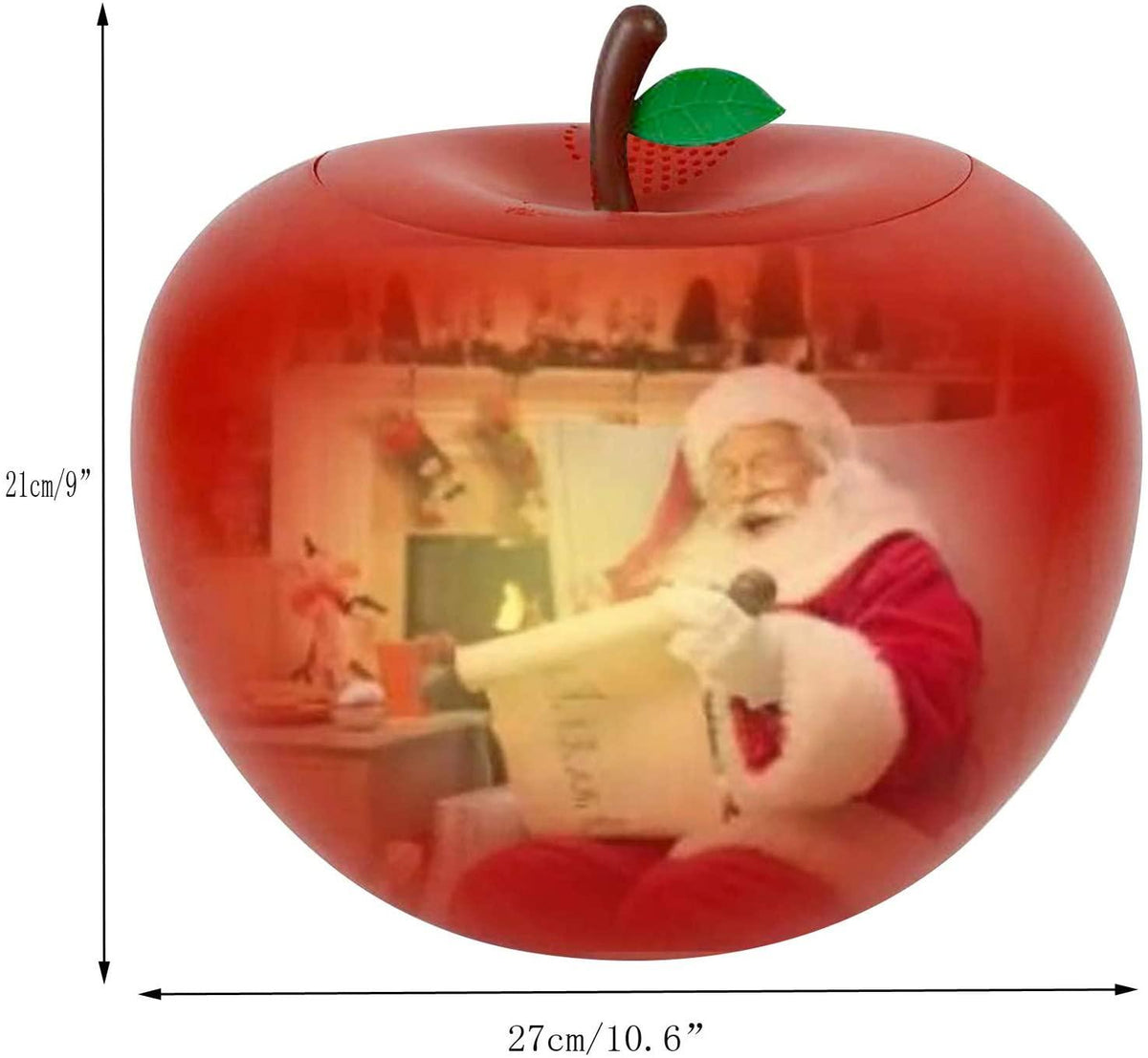Christmas Halloween Projector Lights, 16 Unique projections Interesting for Christmas Decorations,Best Gift for Birthday Christmas for Family (Apple-a)