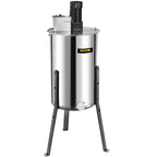 bestequip electric honey extractor separator 2 frame bee extractor stainless steel honeycomb spinner crank. beekeeping extraction apiary centrifuge equipment