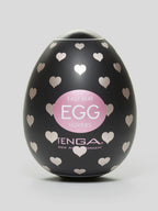 TENGA Egg Lovers Heart Textured Male Masturbator, Clear