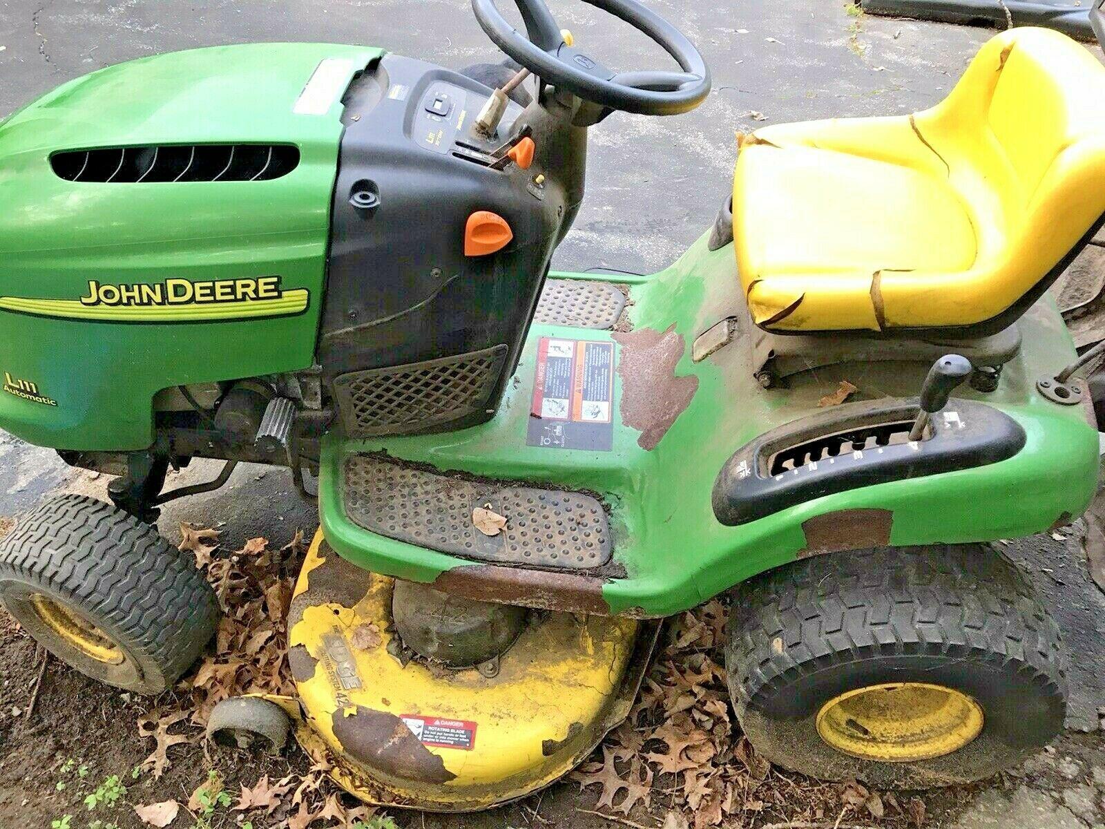 L111 Riding Lawn Tractor Mower w/ Attachments 240 Hours!