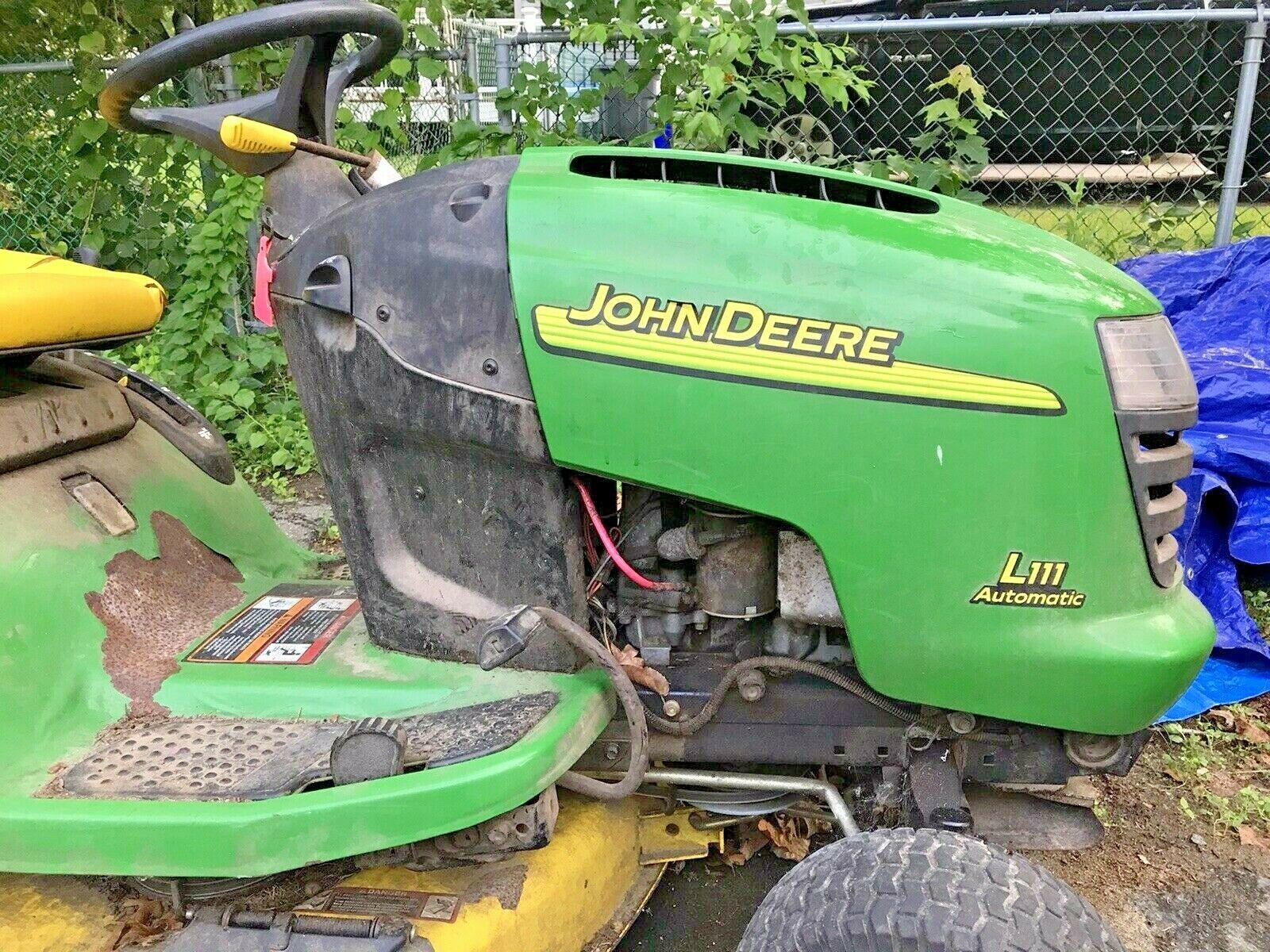L111 Riding Lawn Tractor Mower w/ Attachments 240 Hours!
