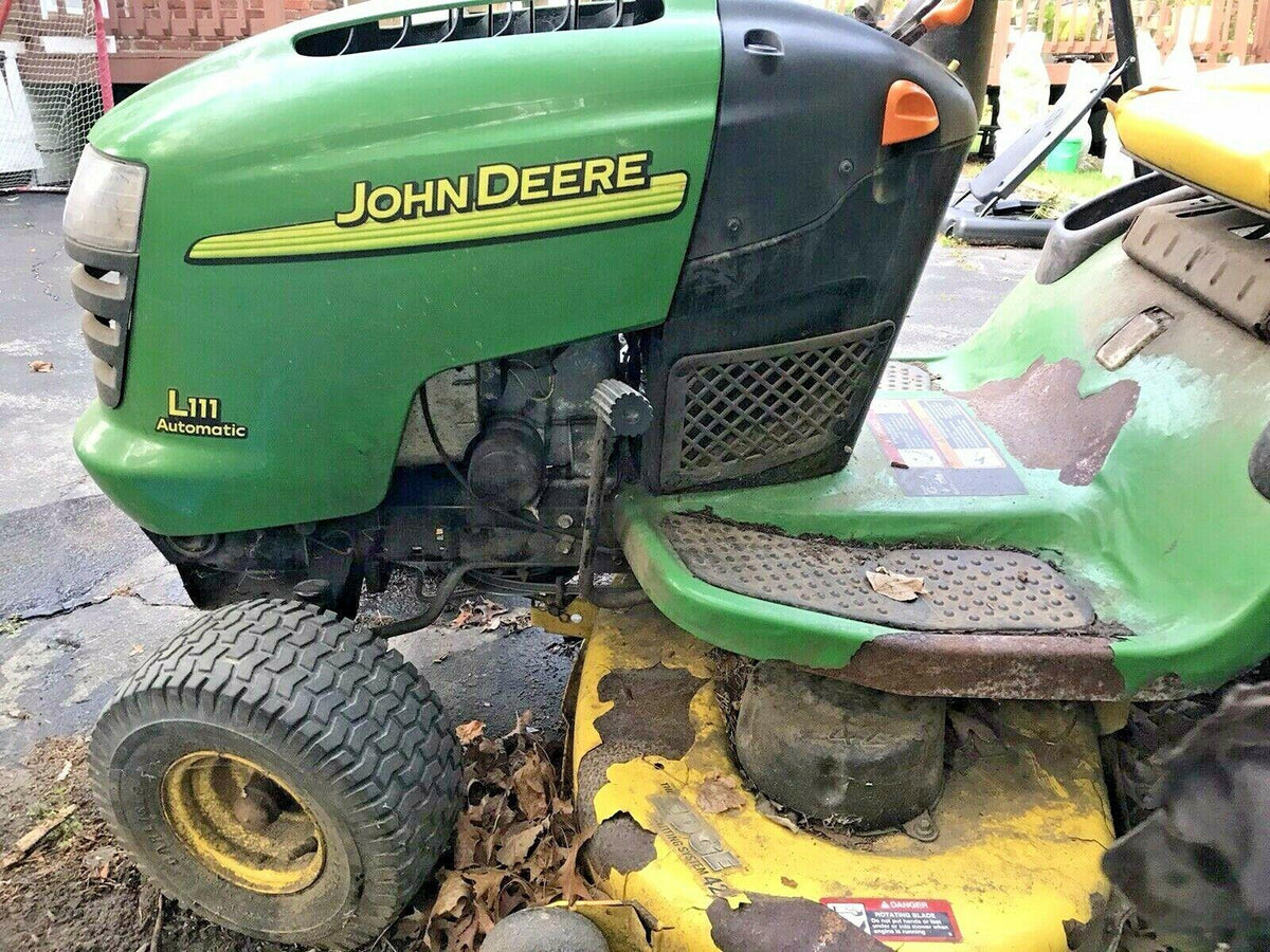 L111 Riding Lawn Tractor Mower w/ Attachments 240 Hours!