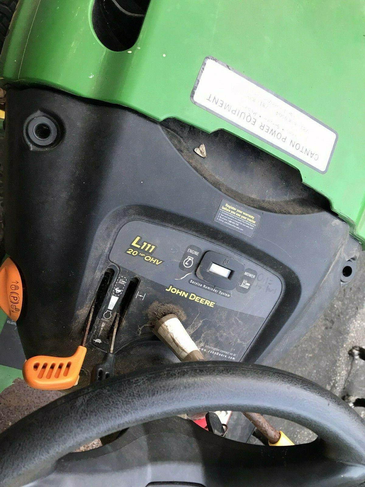 L111 Riding Lawn Tractor Mower w/ Attachments 240 Hours!