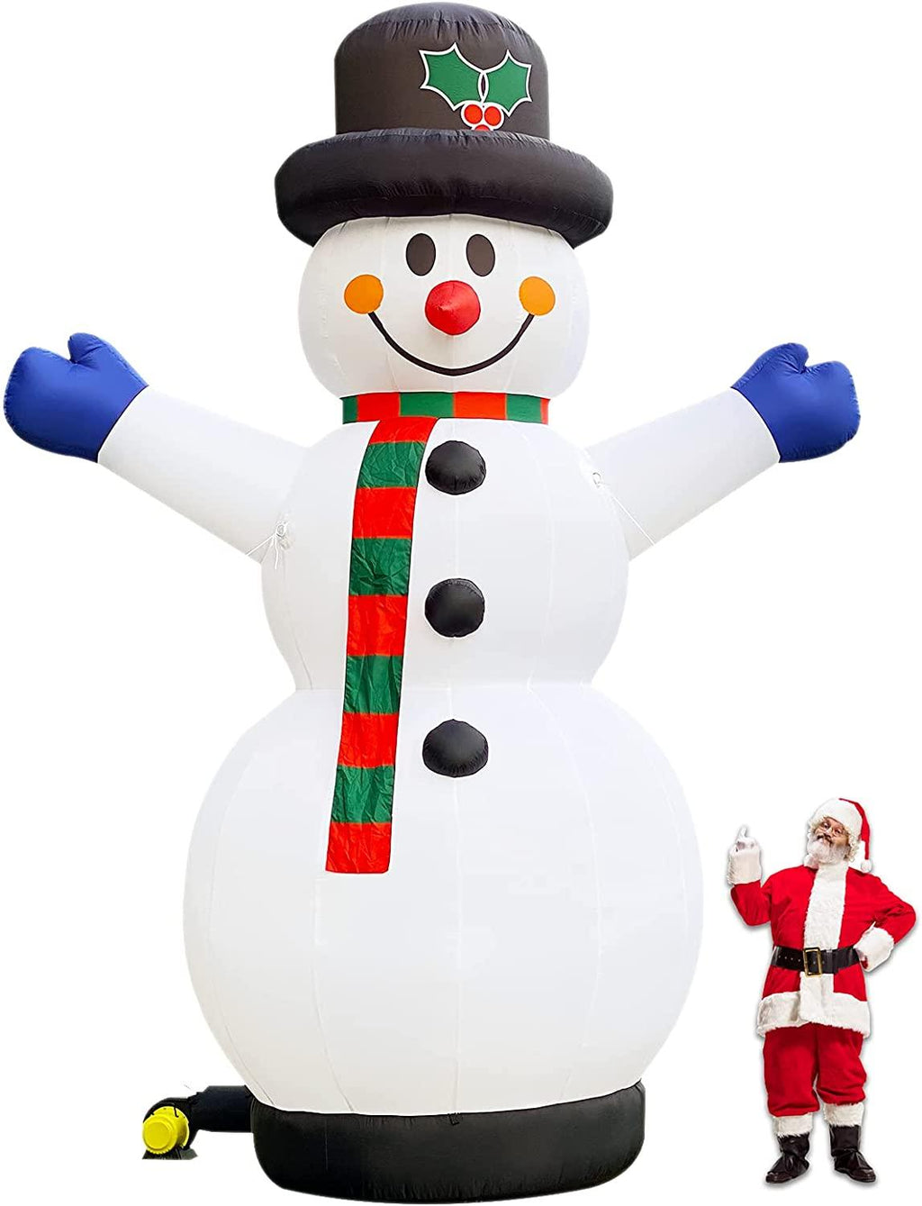 Giant 26Ft Premium Inflatable Snowman with Blower &amp; Build-in LED Lights, Blow up Christmas Decorations Outdoor Holiday Decor for Outdoor Yard Lawn Christmas Party