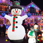 Giant 26Ft Premium Inflatable Snowman with Blower &amp; Build-in LED Lights, Blow up Christmas Decorations Outdoor Holiday Decor for Outdoor Yard Lawn Christmas Party