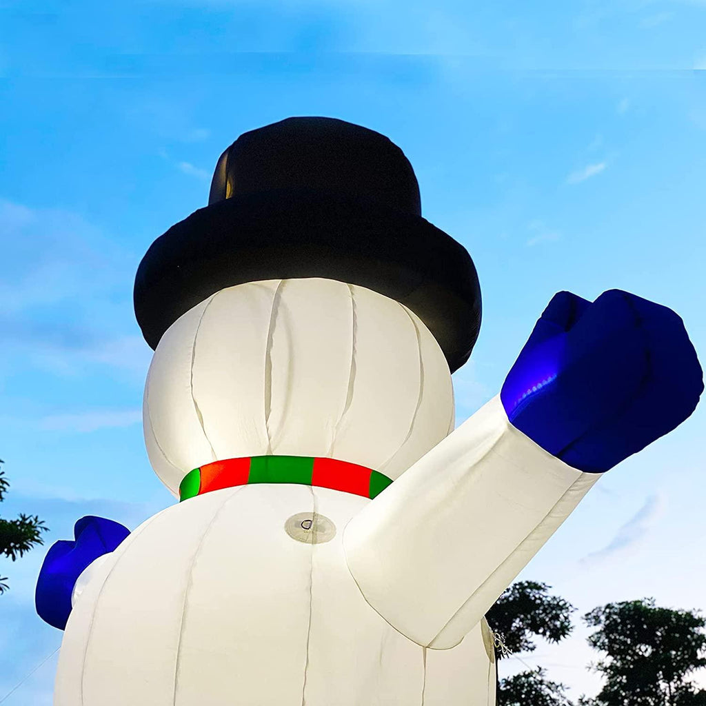 Giant 26Ft Premium Inflatable Snowman with Blower &amp; Build-in LED Lights, Blow up Christmas Decorations Outdoor Holiday Decor for Outdoor Yard Lawn Christmas Party
