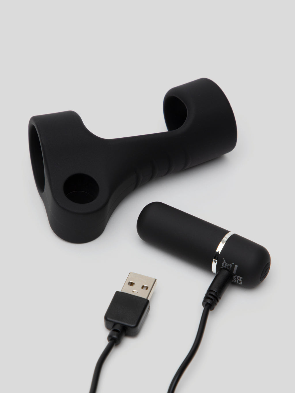 Tracey Cox Rechargeable Vibrating Penis Enhancer, Black