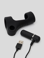 Tracey Cox Rechargeable Vibrating Penis Enhancer, Black