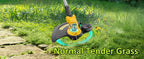 20V Electric Weed Wacker Edger Lawn Tool, Battery Powered Weed Eater 12" Cordless String Trimmer, Trimmer Lawn Lightweight Yard Tool for Garden Grass Lawn Mower Cutter with 2 2.0Ah Battery and Charger