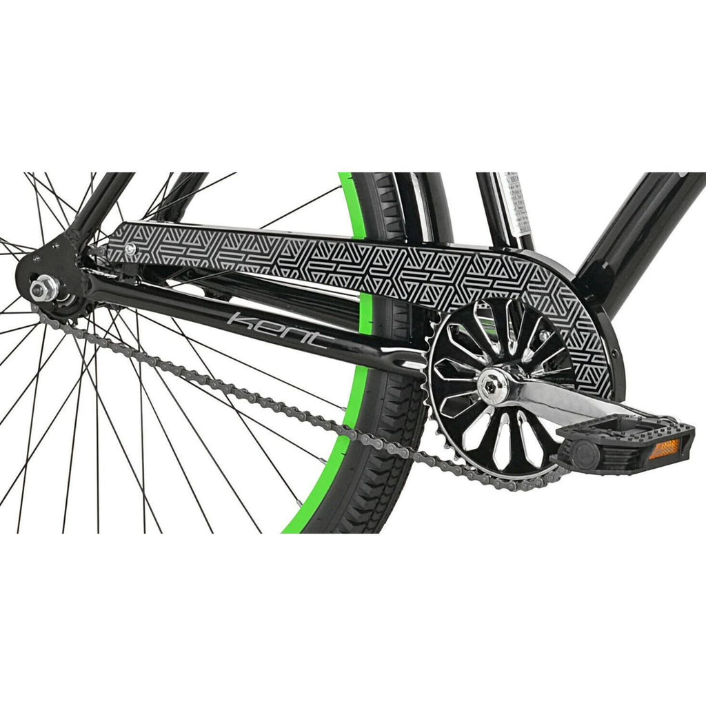 Kent 26 La Jolla Cruiser Men's Bike, Black/Green fast shipping new