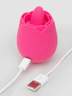 Skins Rose Buddies Rose Flix Licking Clitoral Vibrator, Pink