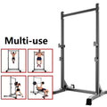 Pull-up &amp; Squat Rack 2x2in Tubes. Power Rack with Adjustable Pull Up Bar &amp; J-Cups. Commercial Grade Squat Stand for Strength Training &amp; Weightlifting.