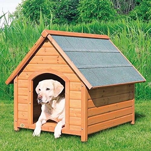TRIXIE Pet Products Log Cabin Dog House, Medium