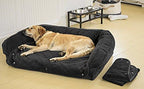 Orvis Memory Foam Bolster Dog Bed with Snap-Off Pads/Medium Dogs 40-60 Lbs.