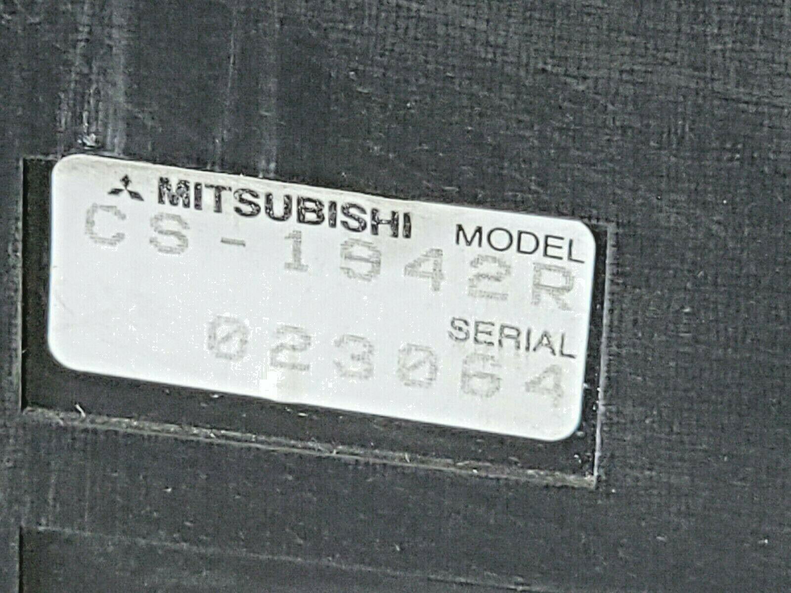 vintage 19 inch mga mitsubishi retro gaming crt tube television wood grain tv