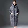 luxury thick long down coat