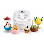 Chill Ice Cream Maker with ‑In Compressor, No Pre‑Freezing, Real Ice Cream in Minutes*, Gelato, Sorbet, Rolled, Non‑Dairy, Mix‑Ins, Easy Clean Up, Quiet, Makes Up to 2 Pints
