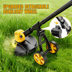 Cordless String Trimmer &amp; Lawn Edger for Dewalt 20V Battery (NO Battery), 14" Electric Weed Eater and Edger Battery Powered, 3 in 1 Lawn Tool Wheeled with 8 Pcs Grass Cutter Spool Line for Yard Garden