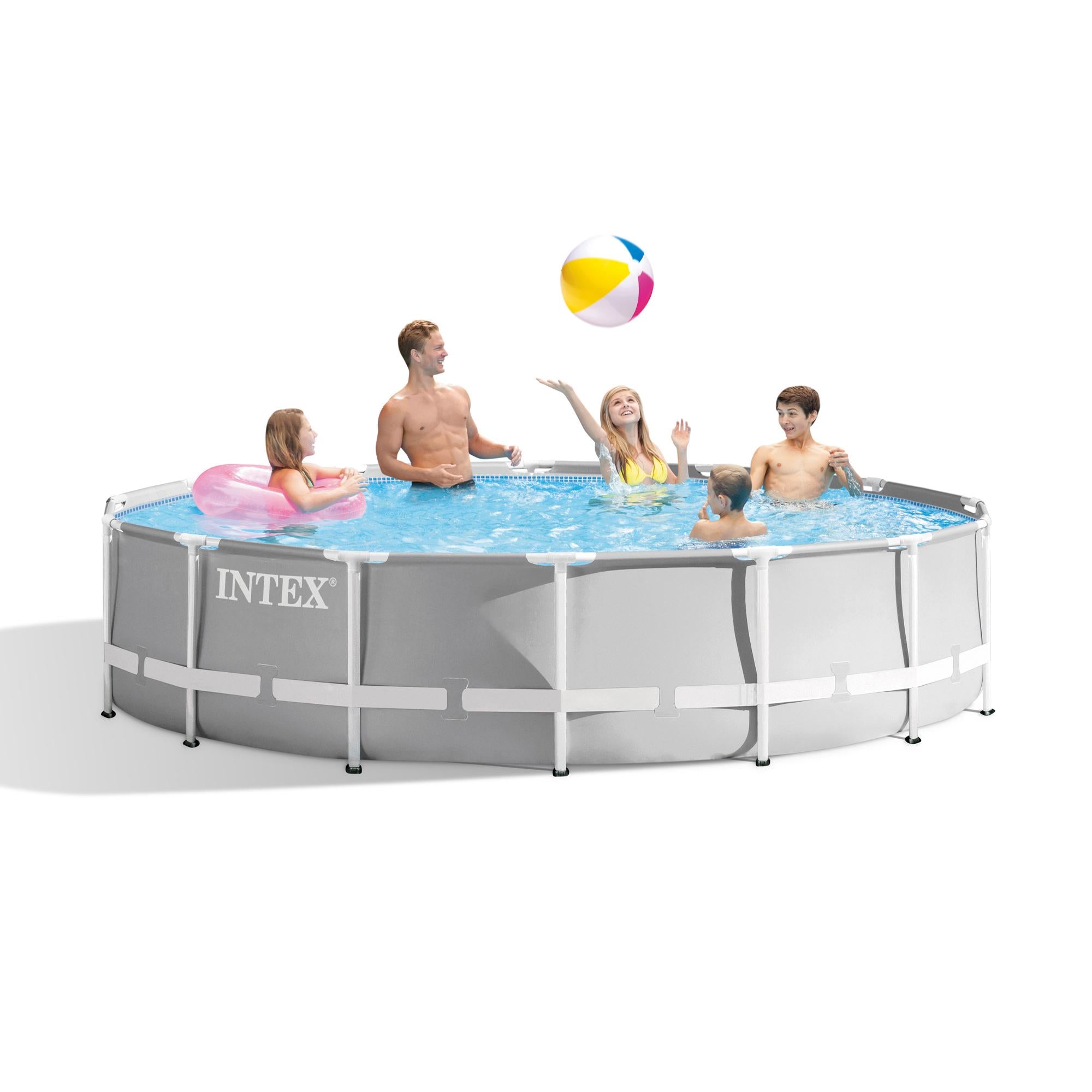 26719EH 14ft x 42in Prism Frame Above Ground Swimming Pool with Pump
