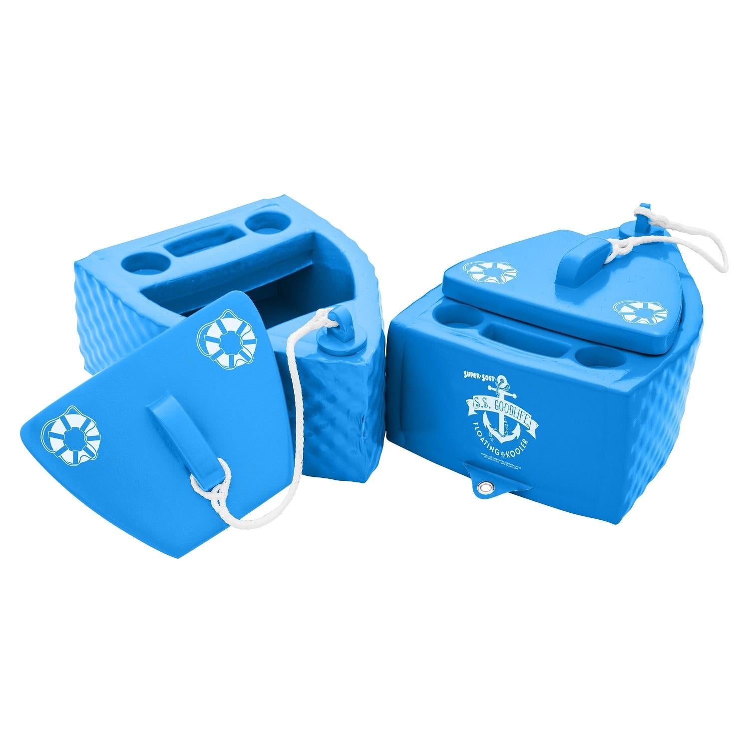 TRC RECREATION, LP Super-Soft Floating Cooler, Bahama Blue