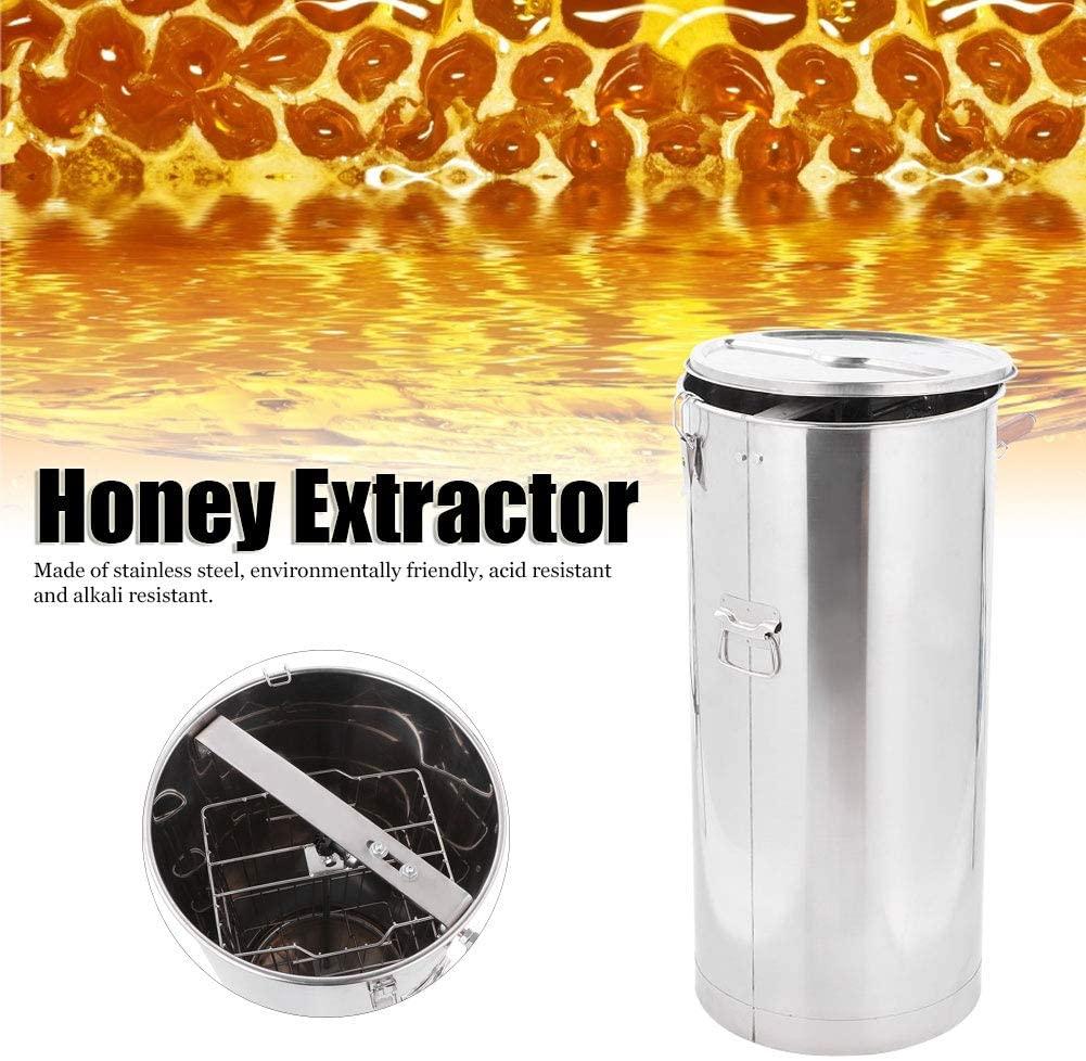 taidda honey extractor, stainless steel manual strong power high efficiency simple honey extractor machine for household beekeeping equipment beekeeping supplies