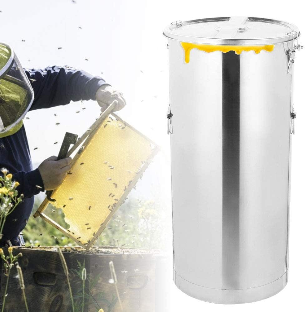 taidda honey extractor, stainless steel manual strong power high efficiency simple honey extractor machine for household beekeeping equipment beekeeping supplies